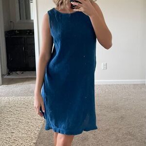 Vintage Organic Modern Cotton Crochet Knit‎ Dress